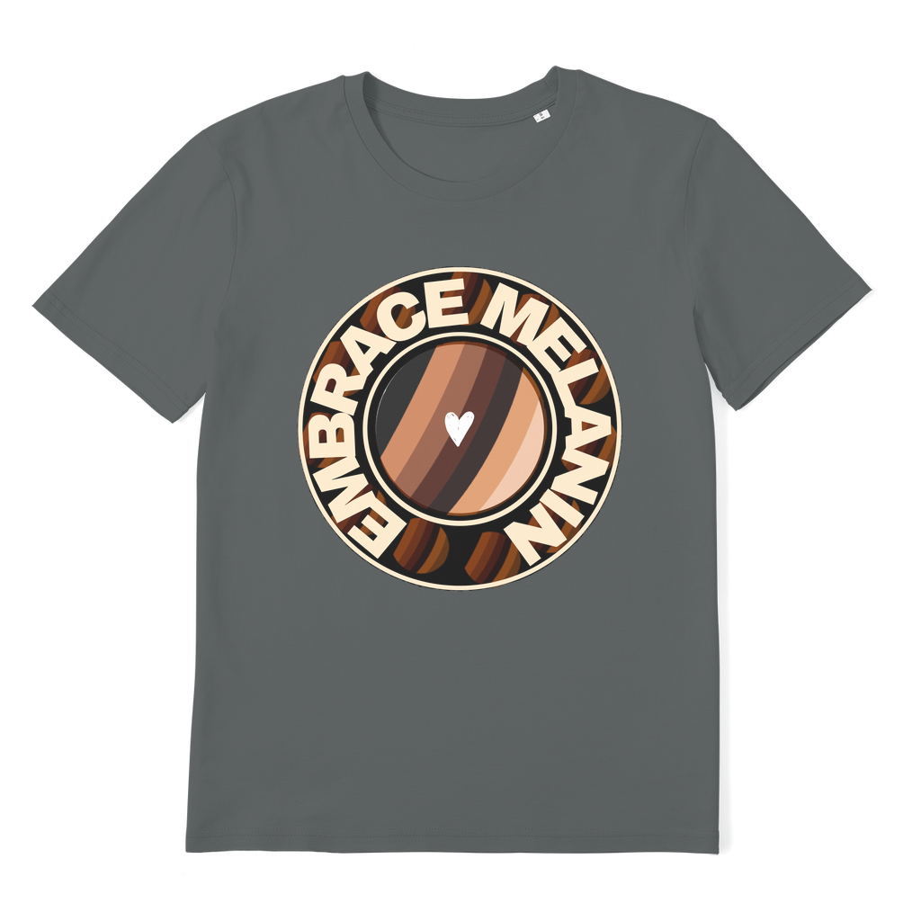 Embrace Melanin – Premium Organic Adult T-Shirt