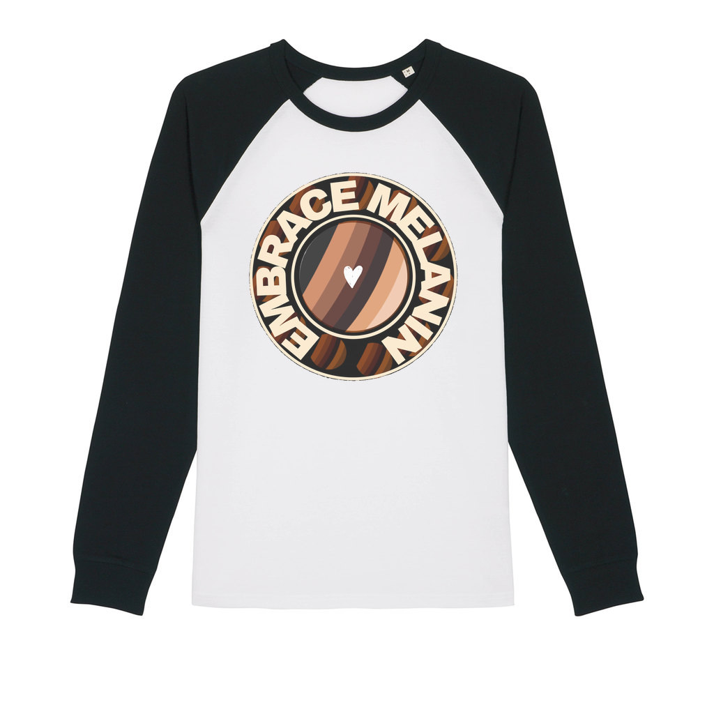 Embrace Melanin – Premium Raglan Long Sleeve Shirt