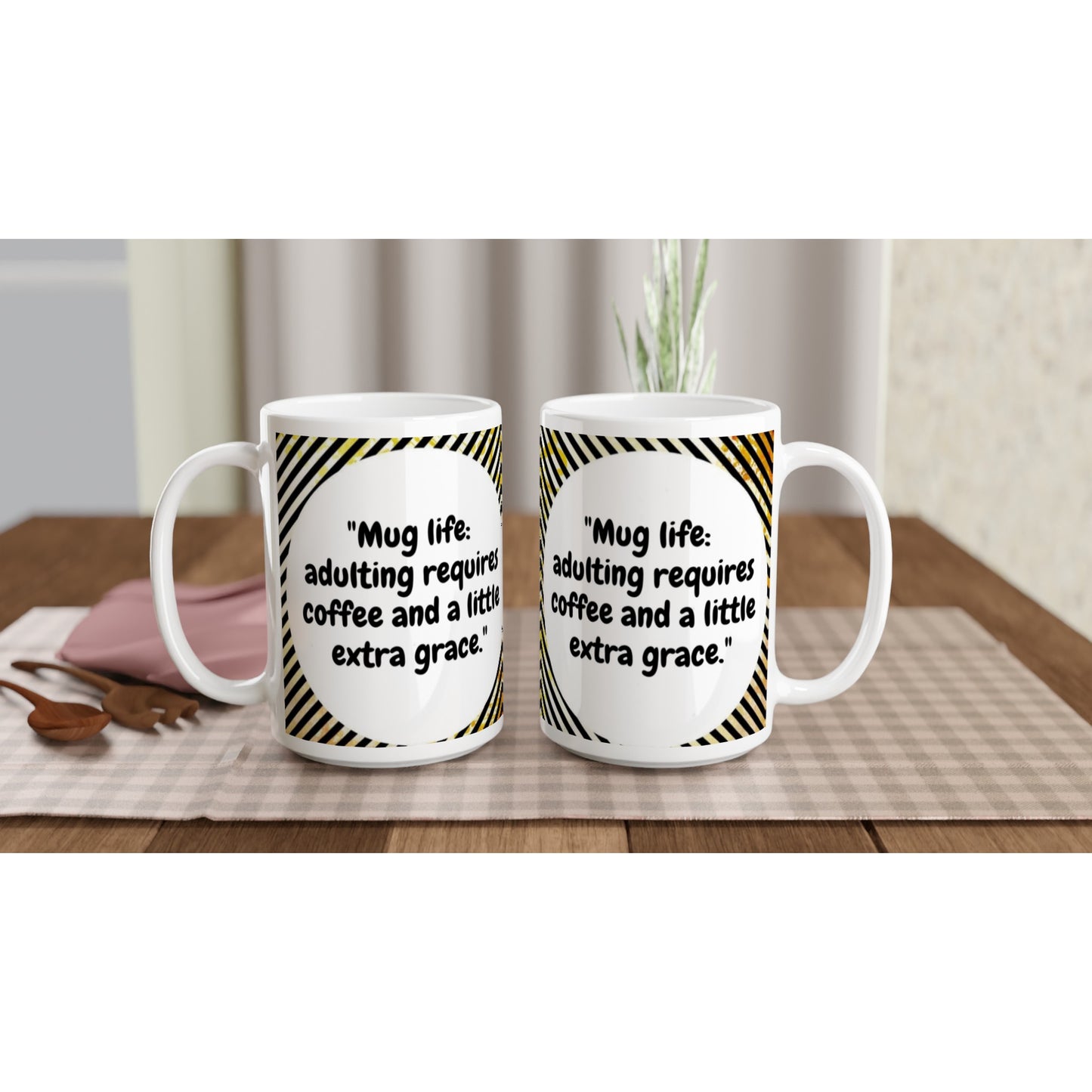 Mug Life Large Ceramic Mug | Faith-Filled Morning Vibes | SIIB