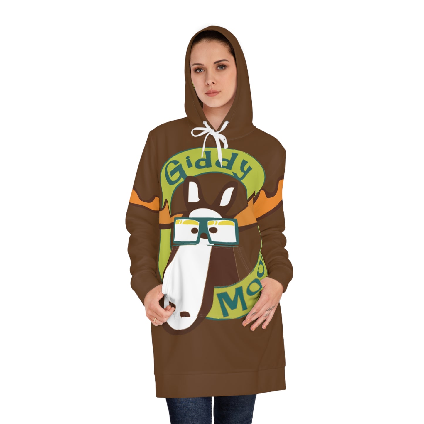 Giddymoose Women's Hoodie Dress