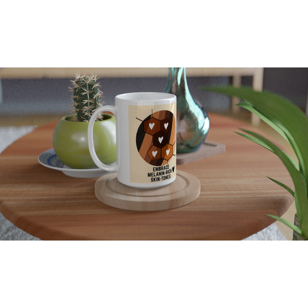 Embrace Melanin – Large Ceramic Mug