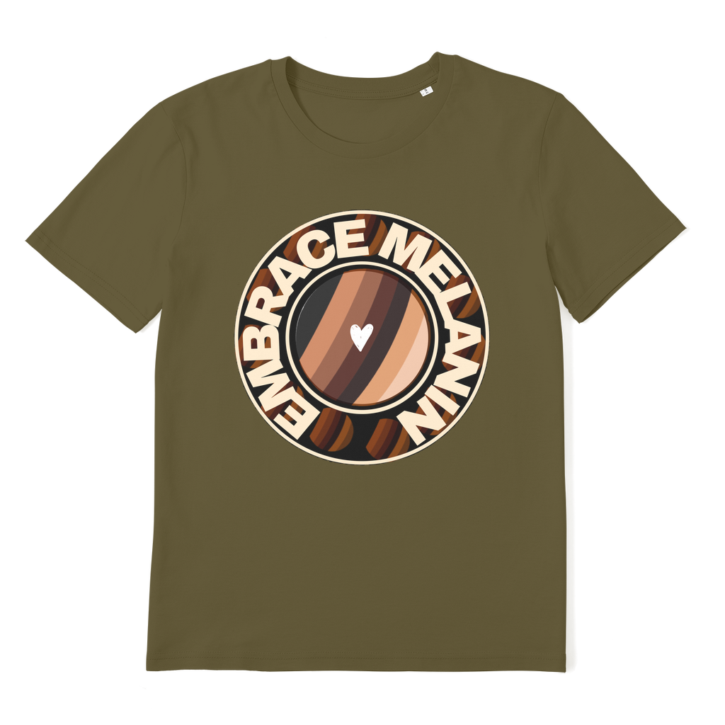 Embrace Melanin – Premium Organic Adult T-Shirt