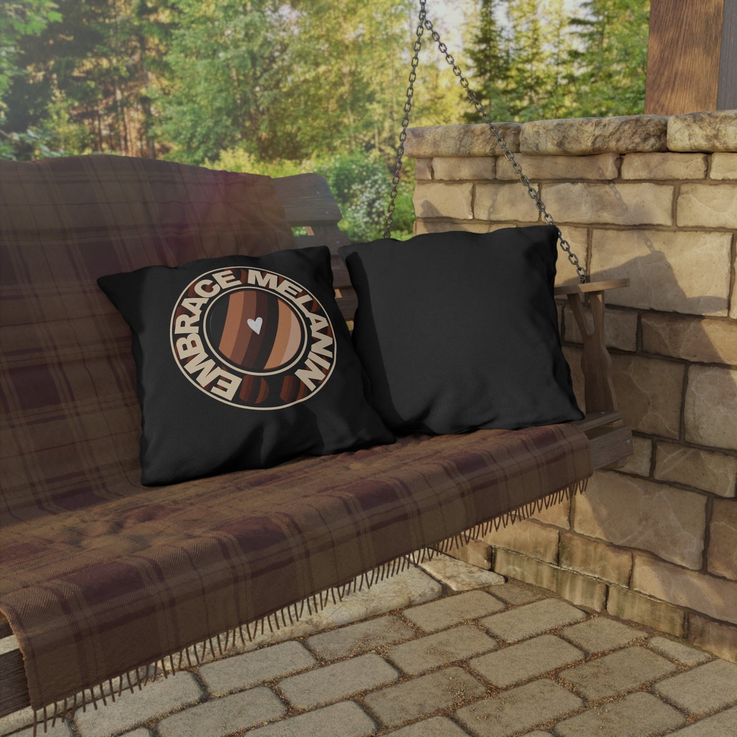 Embrace Melanin – Outdoor Pillow