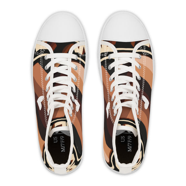 Embrace Melanin Stylish Women's High Top Sneakers