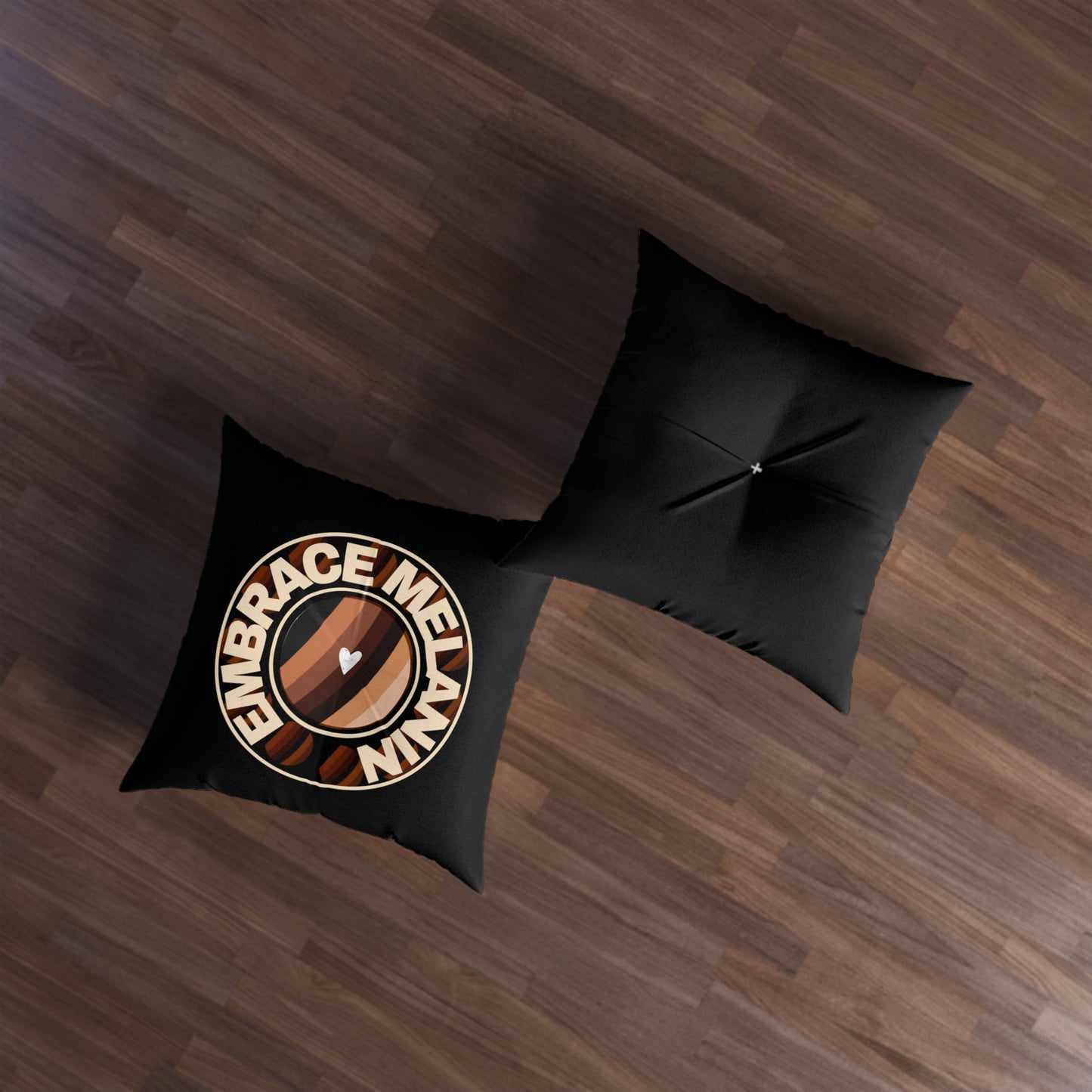 Embrace Melanin – Tufted Floor Pillow