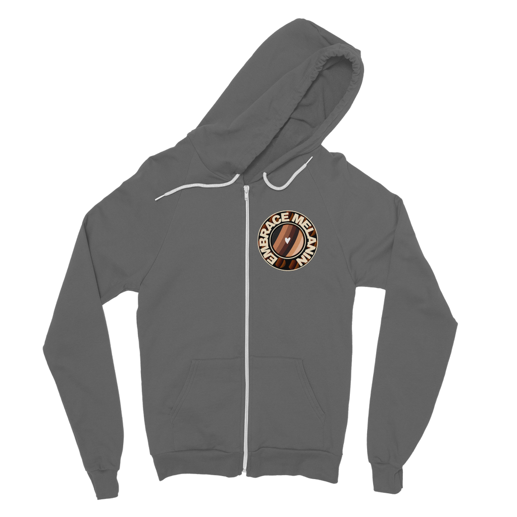 Embrace Melanin – Adult Zip Hoodie