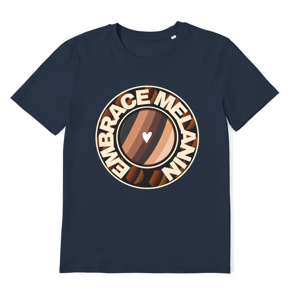 Embrace Melanin – Premium Organic Adult T-Shirt