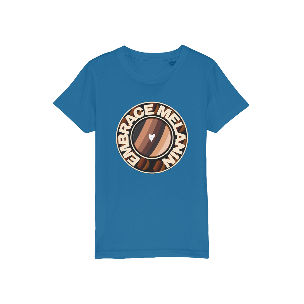 Embrace Melanin – Organic Jersey Kids T-Shirt