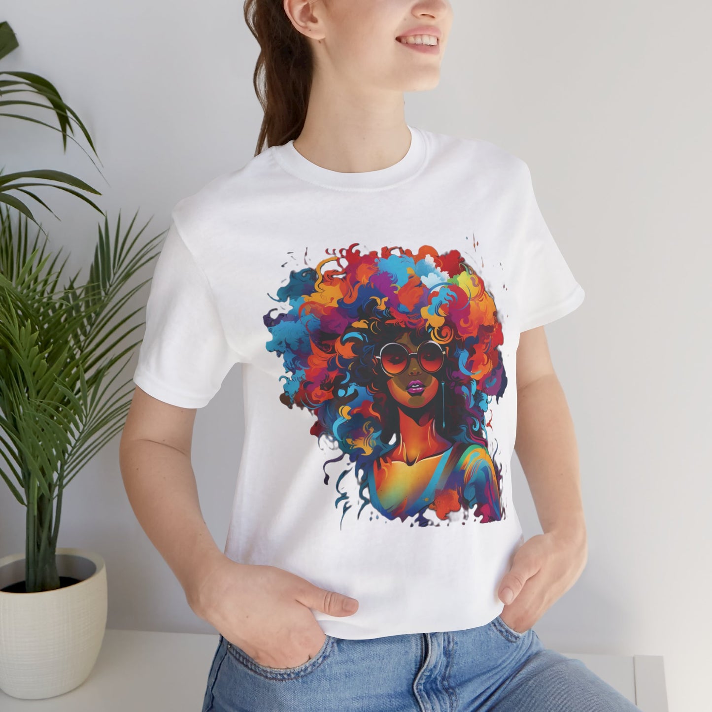 J Love Colorful 'I am woman' Unisex  T-Shirt