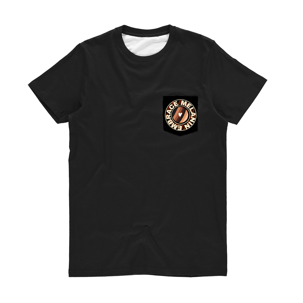 Embrace Melanin – Sublimation Pocket T-Shirt