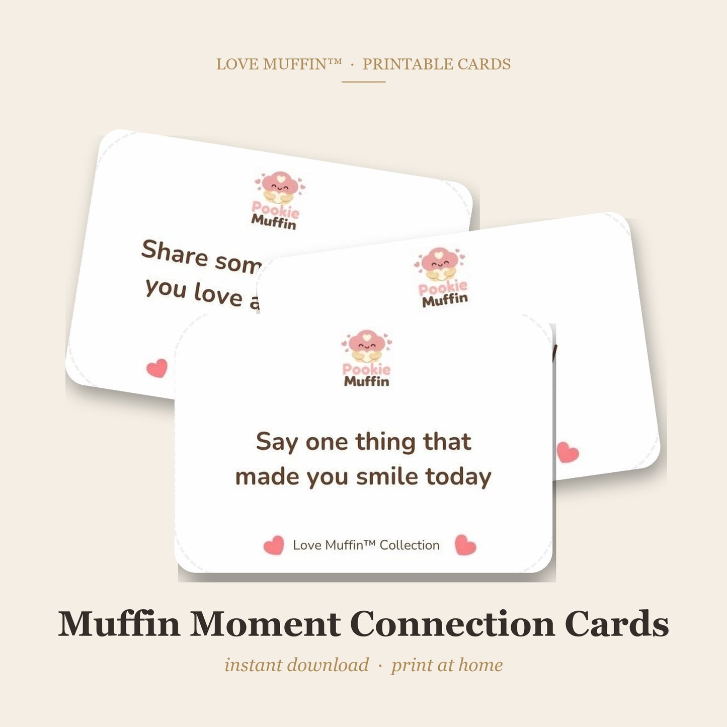 Love Muffin Muffin Moment connection cards
