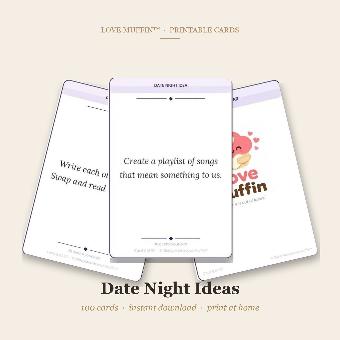 Date Night Ideas Printable
