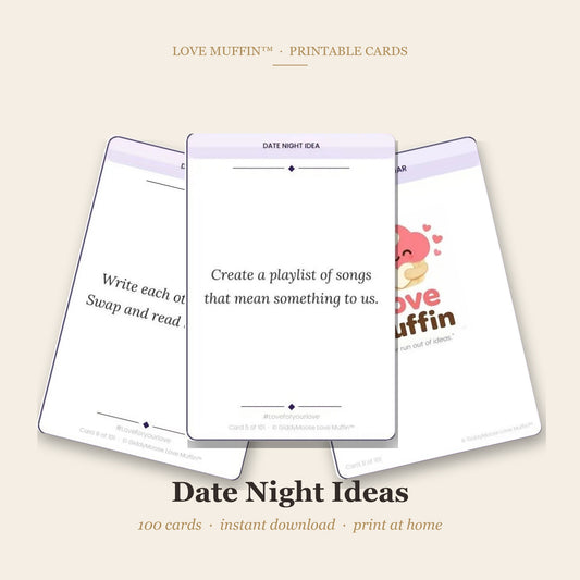 Date Night Ideas Printable