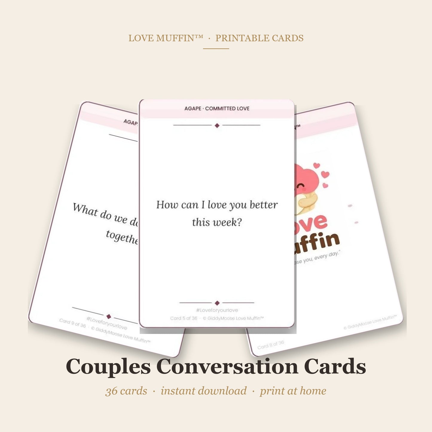 Couples Conversation Cards Printable