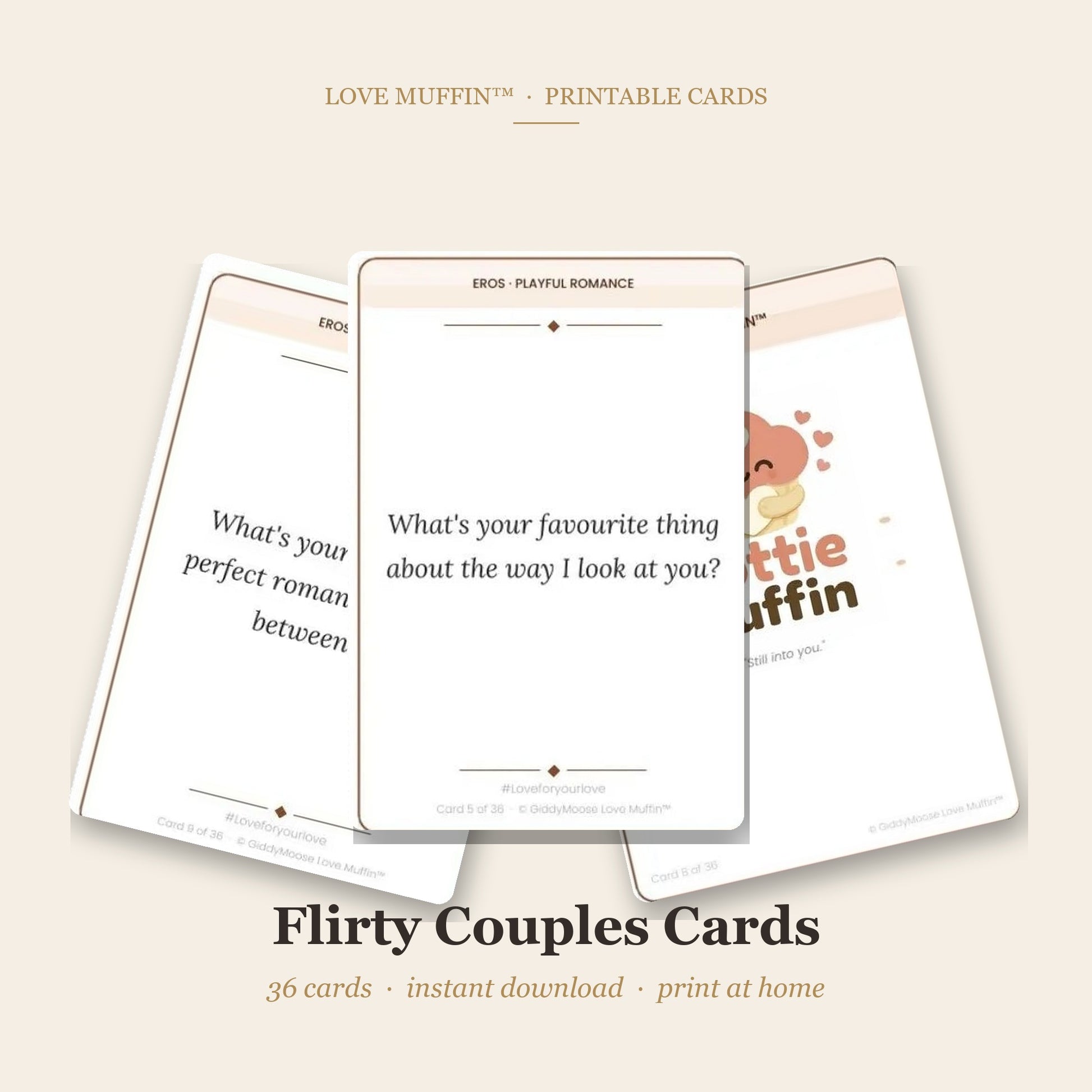 Flirty Couples Cards Printable