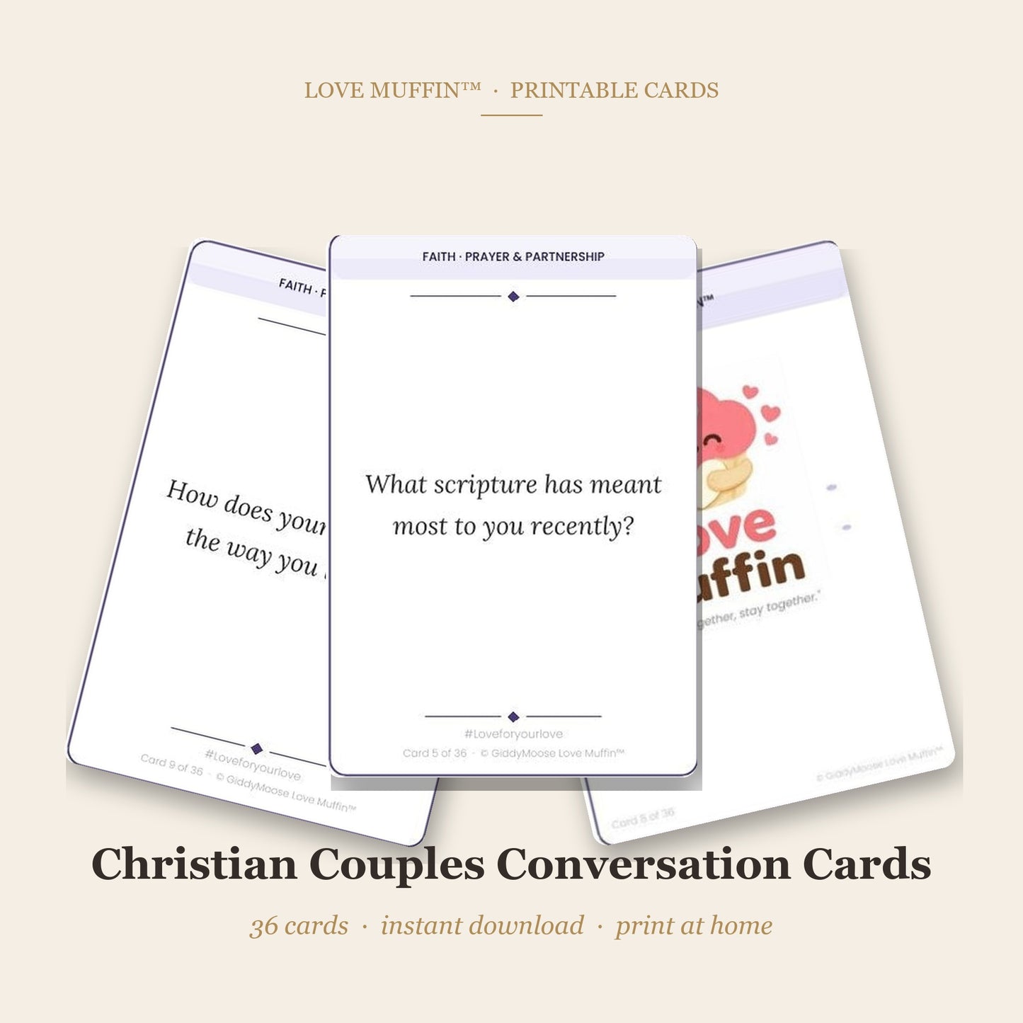Christian Couples Conversation Cards Printable