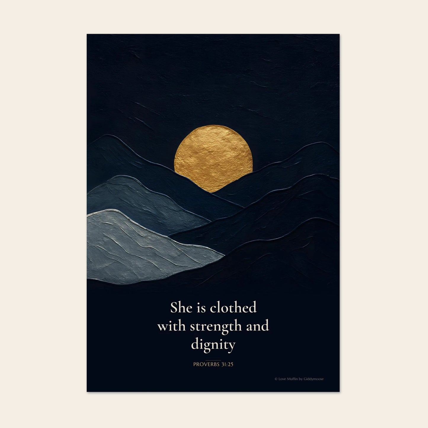 She Is Clothed With Strength And Dignity Print
