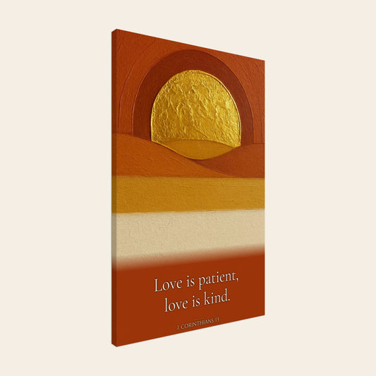 Love Is Patient Love Is Kind Canvas Wall Art