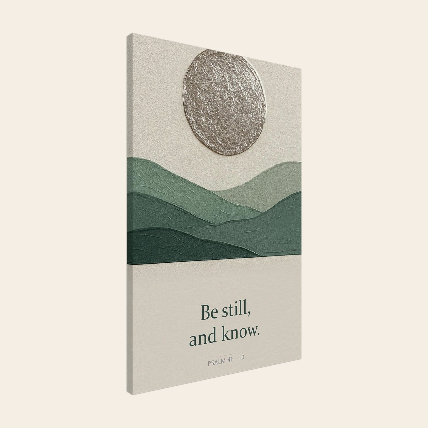 Be Still And Know Canvas Wall Art