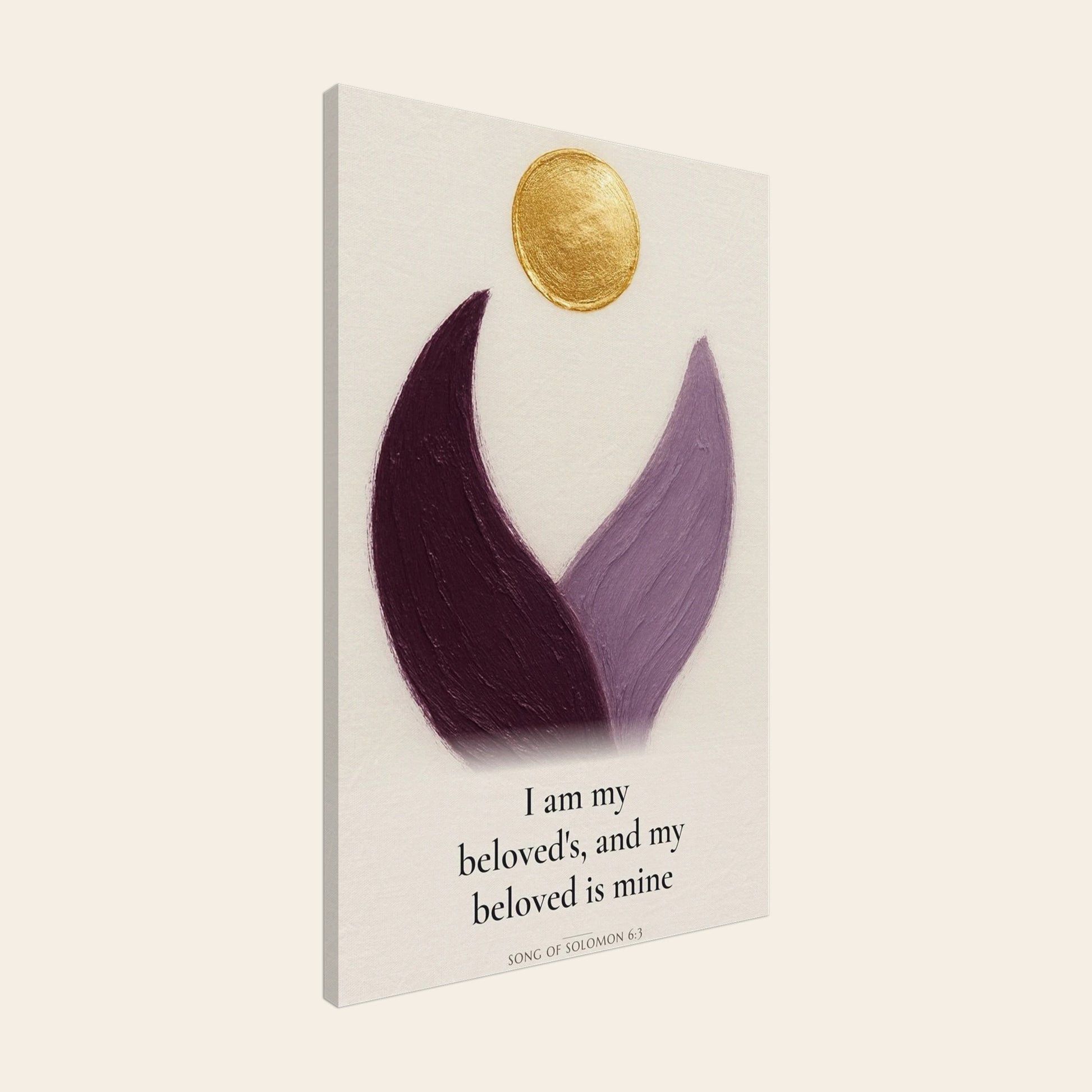 I Am My Beloved's And My Beloved Is Mine Canvas Wall Art