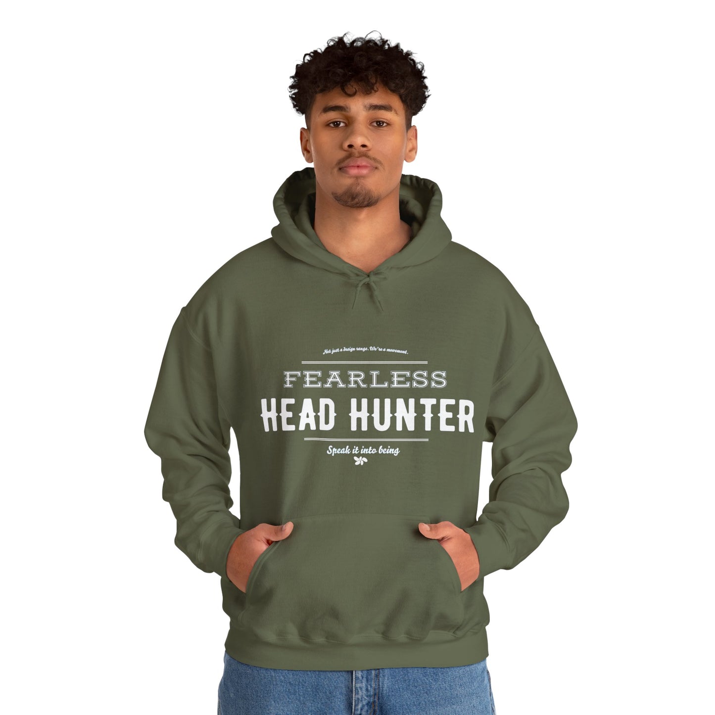Hoodie - Fearless Head Hunter - Be Like David - SIIB