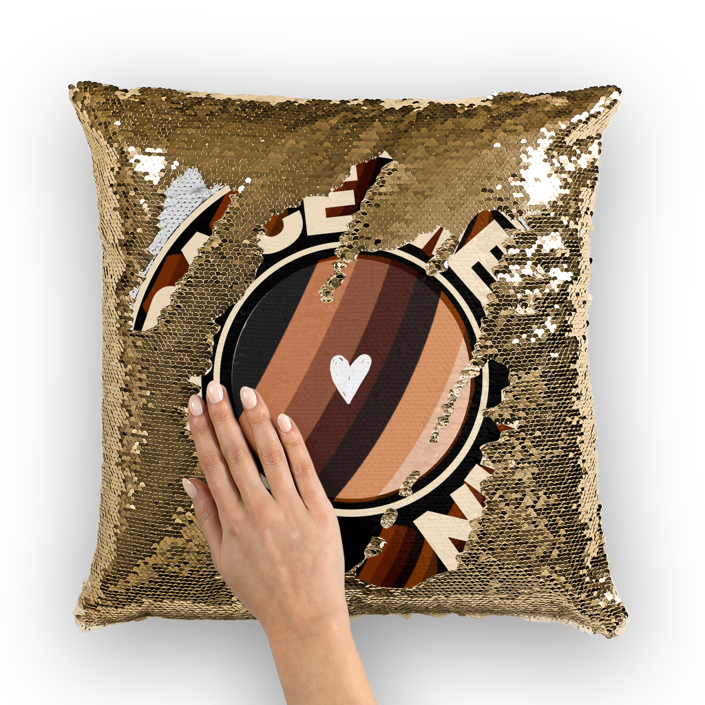 Embrace Melanin – Sequin Cushion Cover