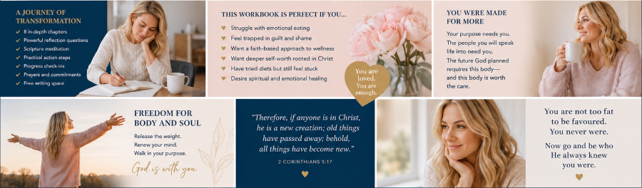 Too Fat To Be Favoured Paperback — Faith Journey Through Body Image & Identity