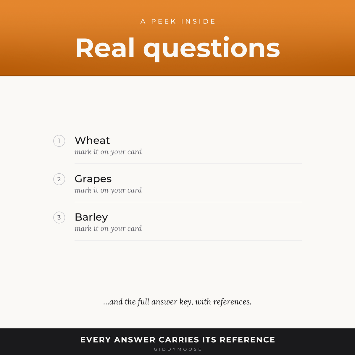 Harvest Bingo Printable — image 3