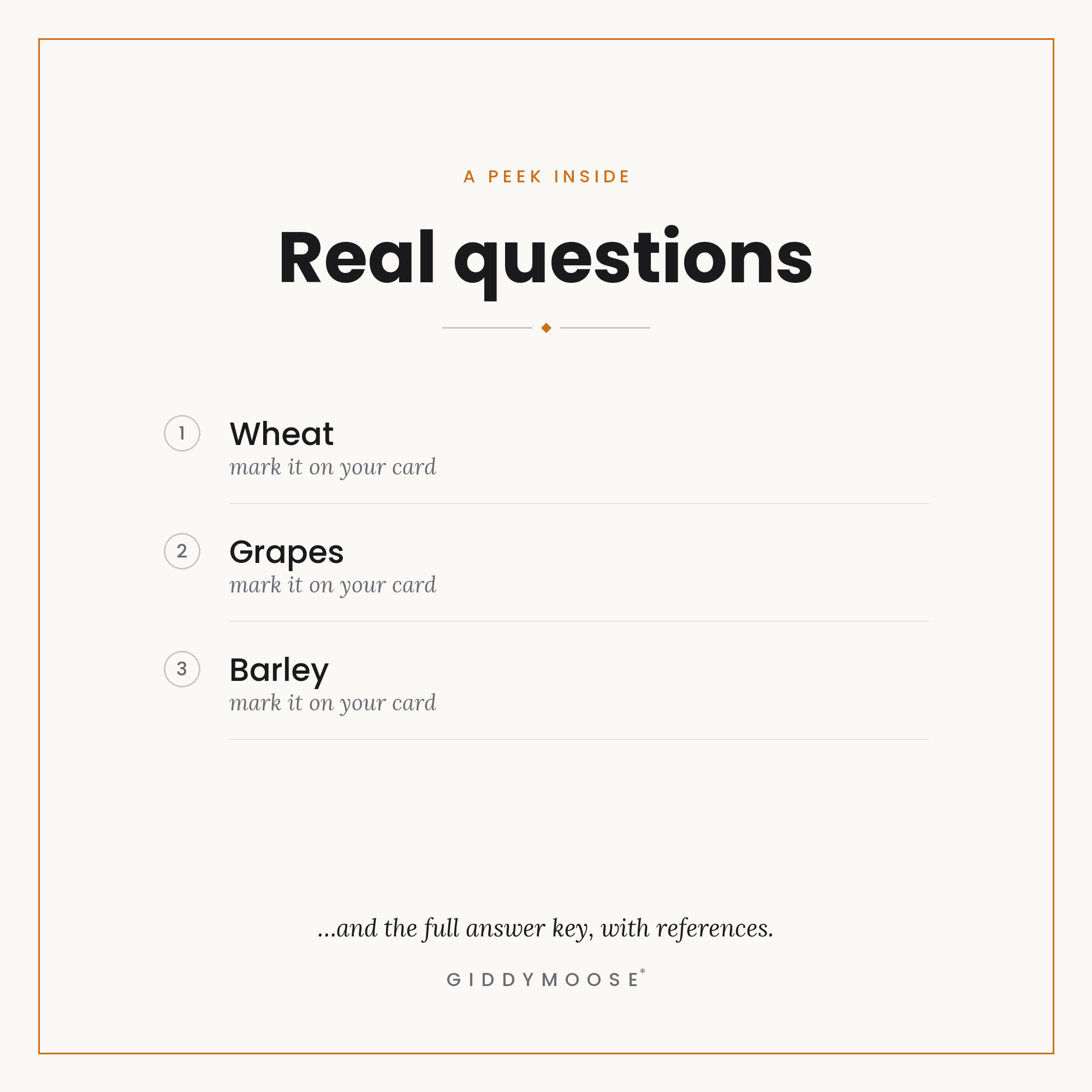 Harvest Bingo Printable — image 3