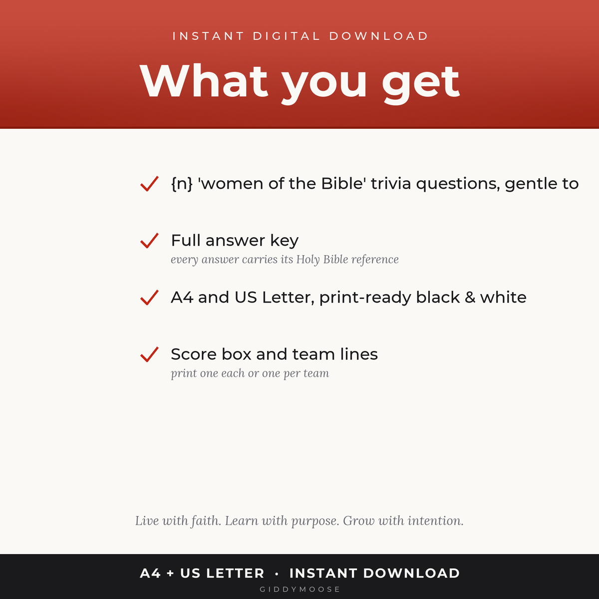 Women of the Bible Trivia Quiz Printable — image 2