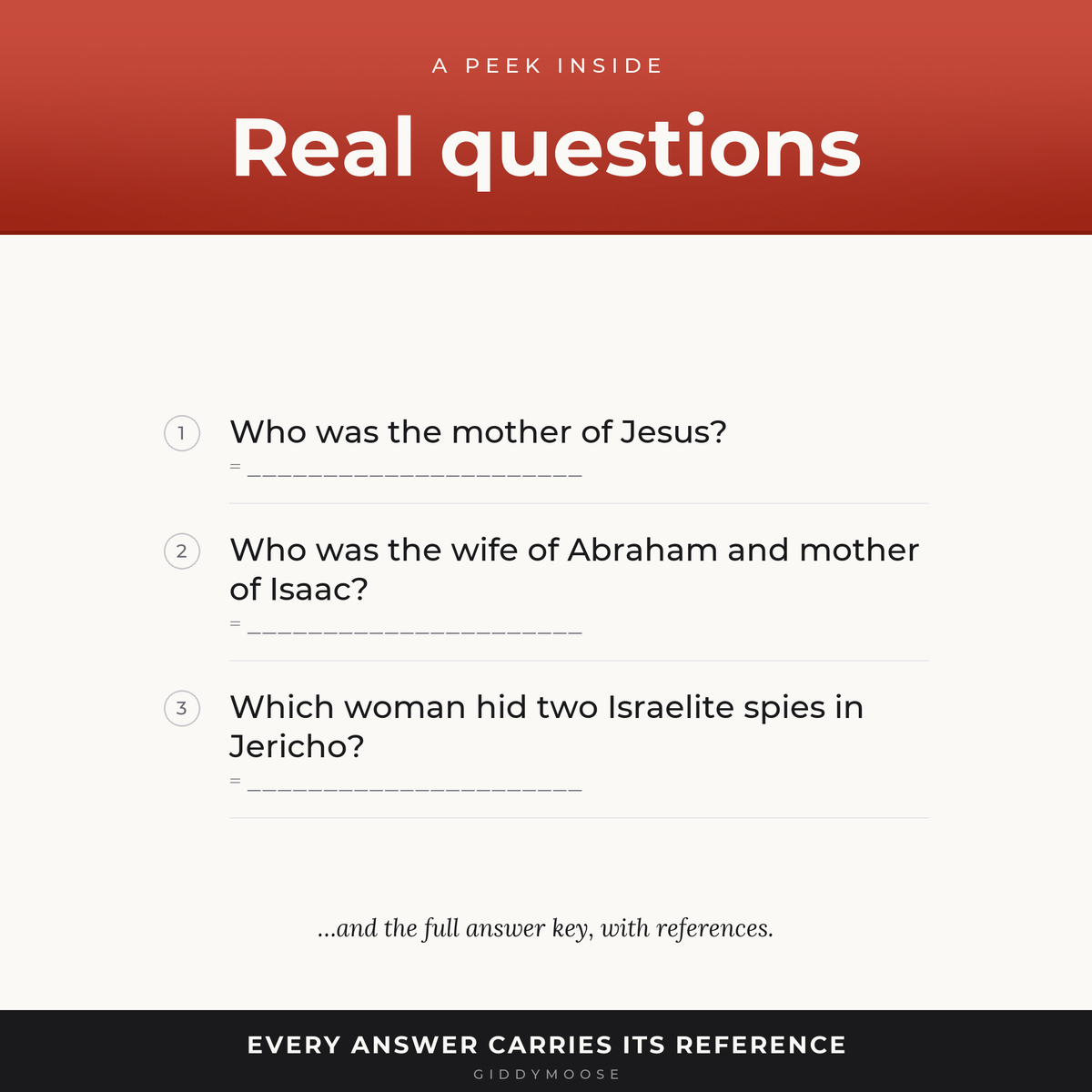 Women of the Bible Trivia Quiz Printable — image 3