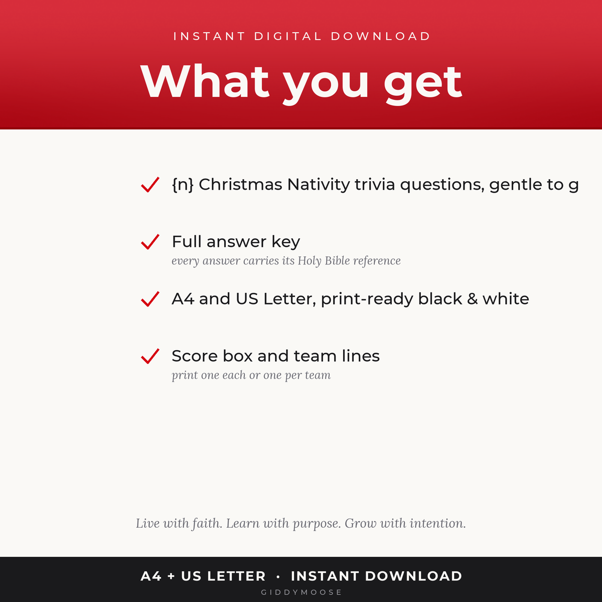 Christmas Nativity Bible Trivia Printable — image 2