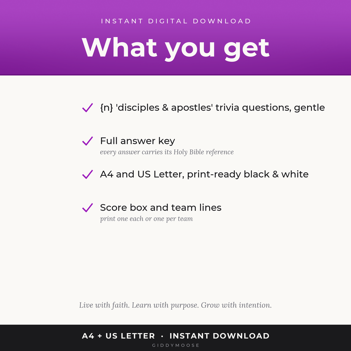Disciples of Jesus Bible Trivia Printable — image 2