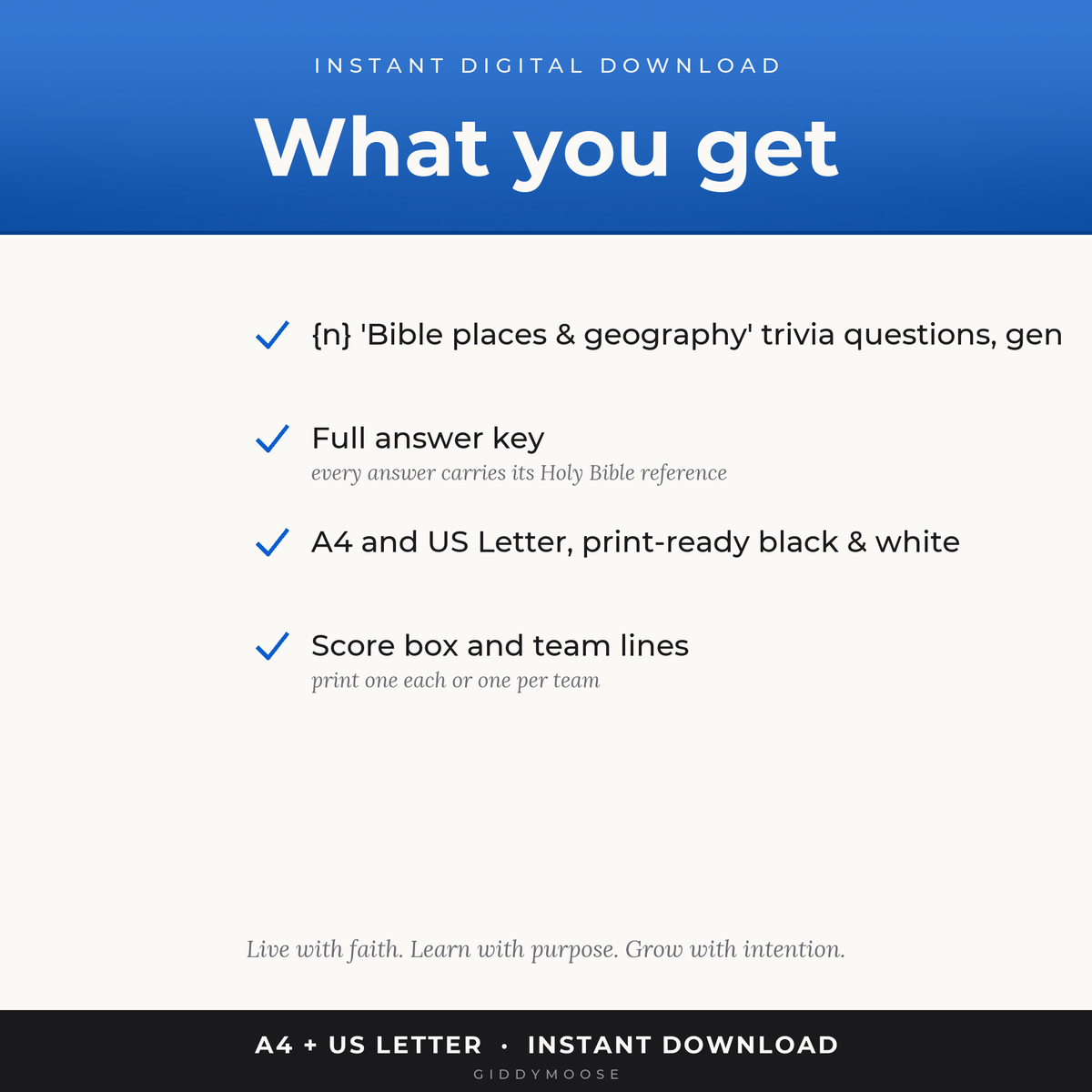 Bible Places and Geography Trivia Printable — image 2