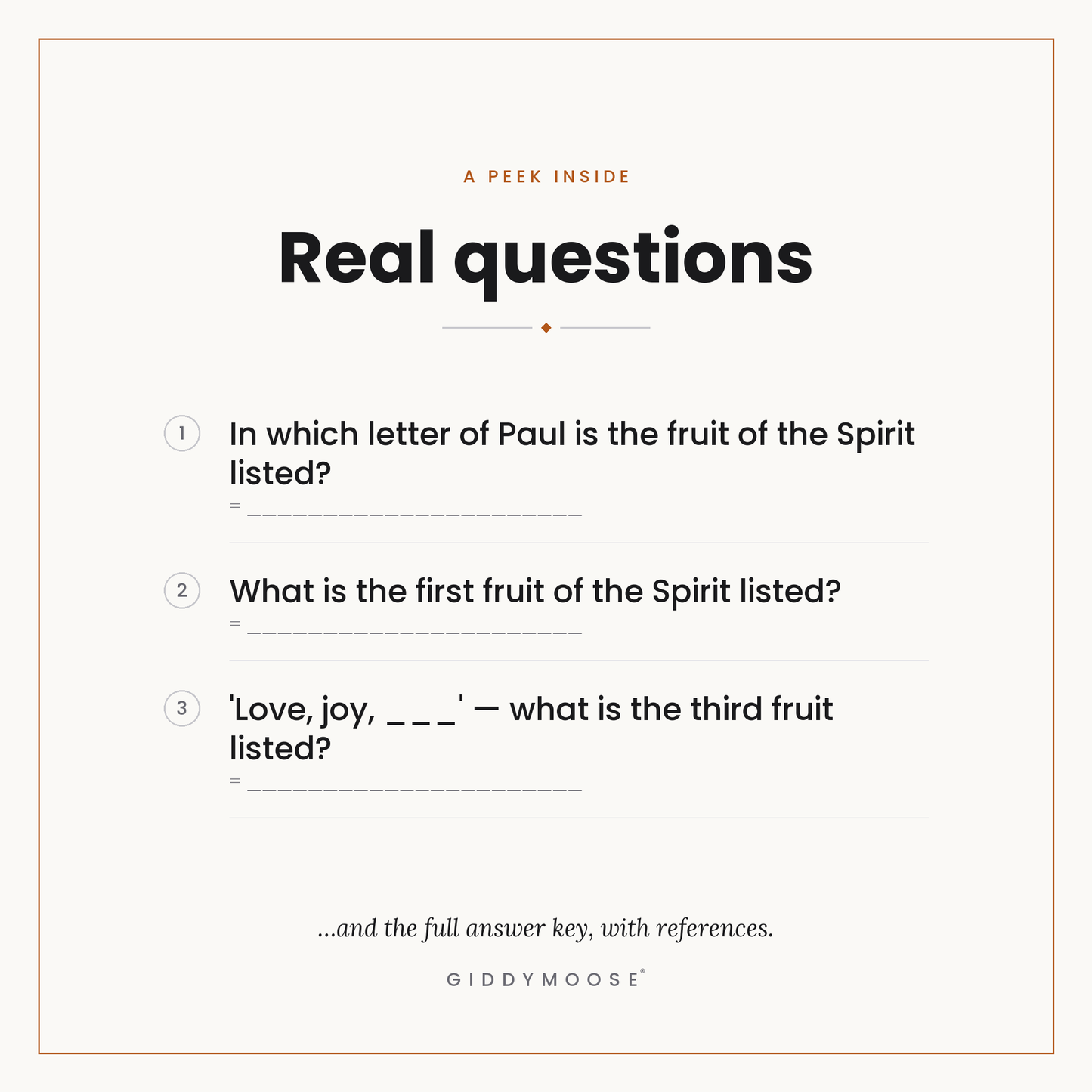 Fruit of the Spirit Bible Trivia Printable — image 3