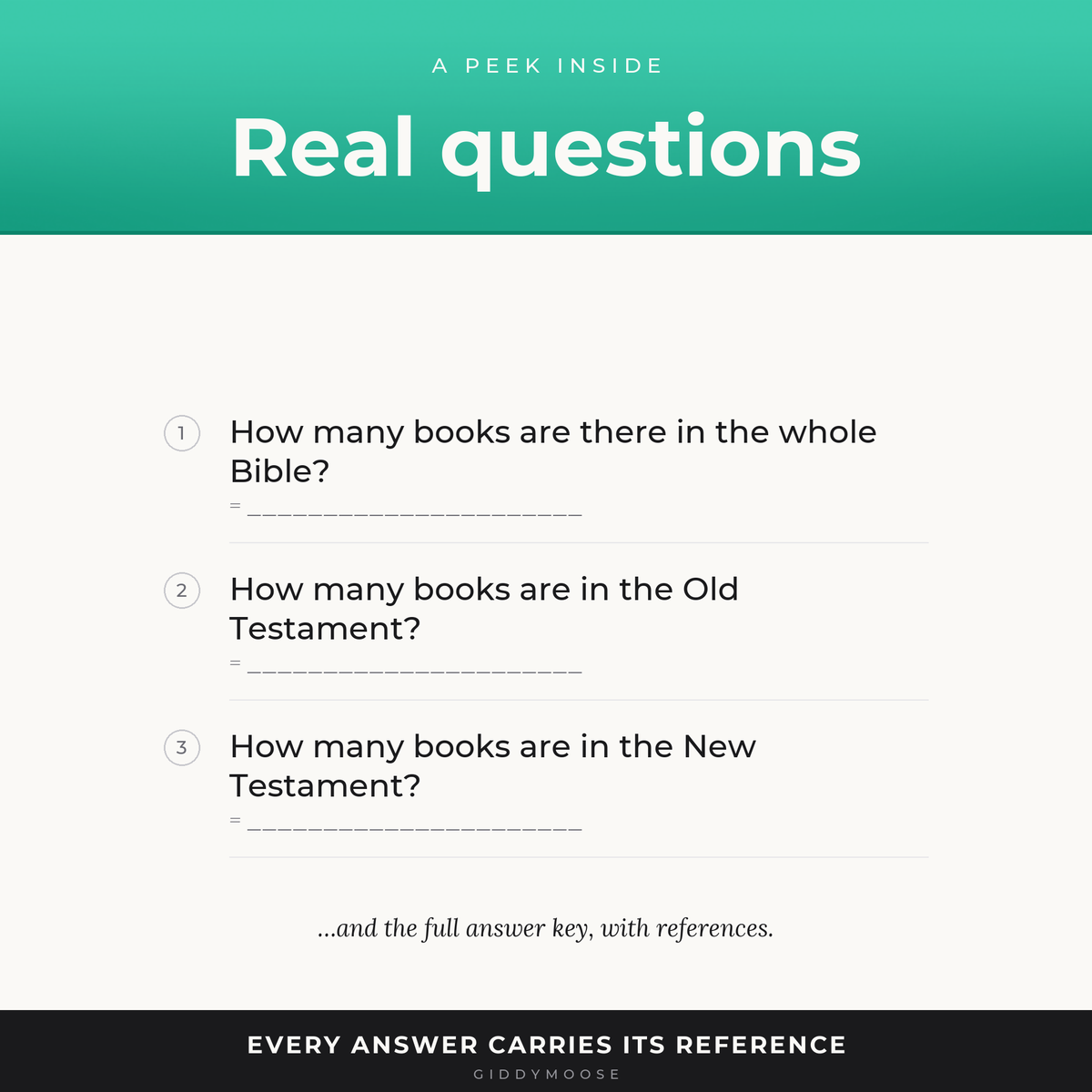 Books of the Bible Trivia Printable — image 3