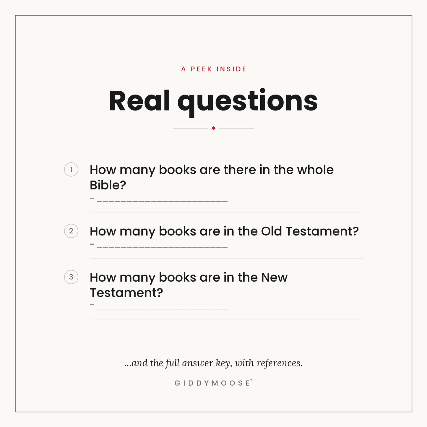Books of the Bible Trivia Printable — image 3