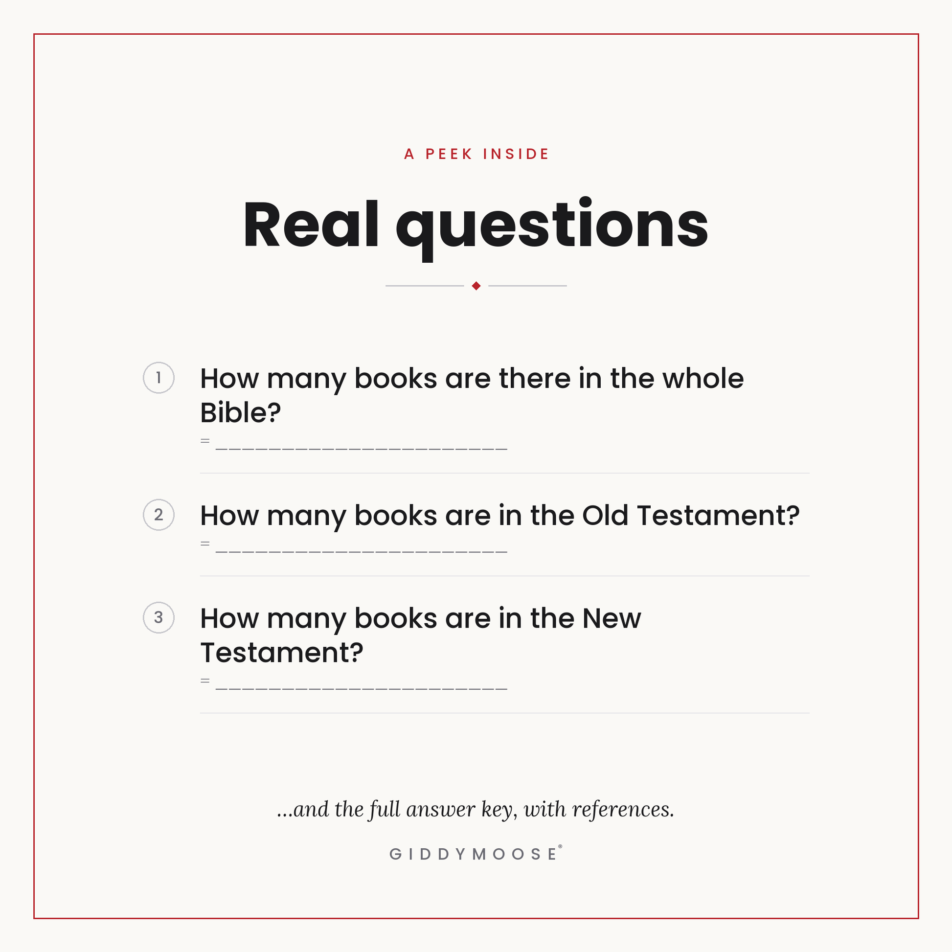 Books of the Bible Trivia Printable — image 3