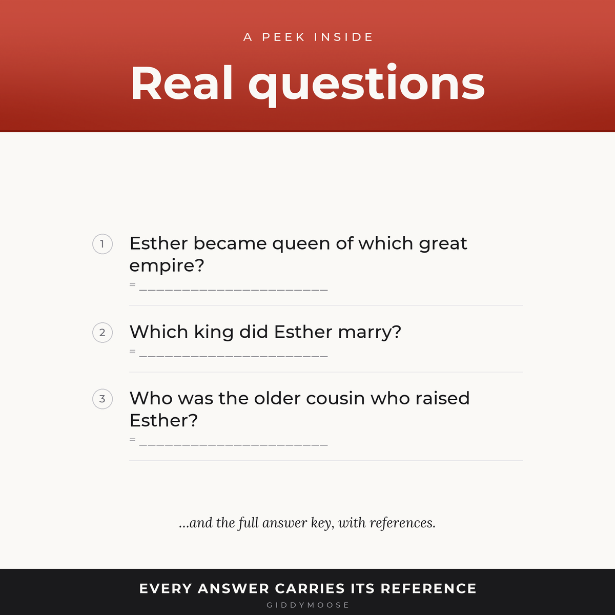Esther Bible Trivia Printable — image 3