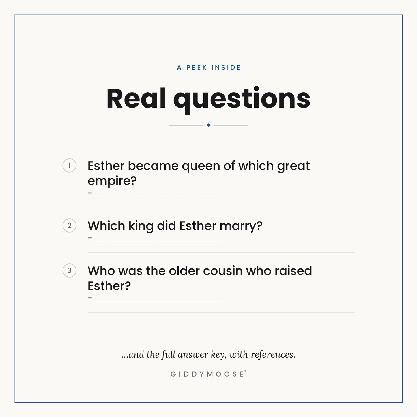 Esther Bible Trivia Printable — image 3