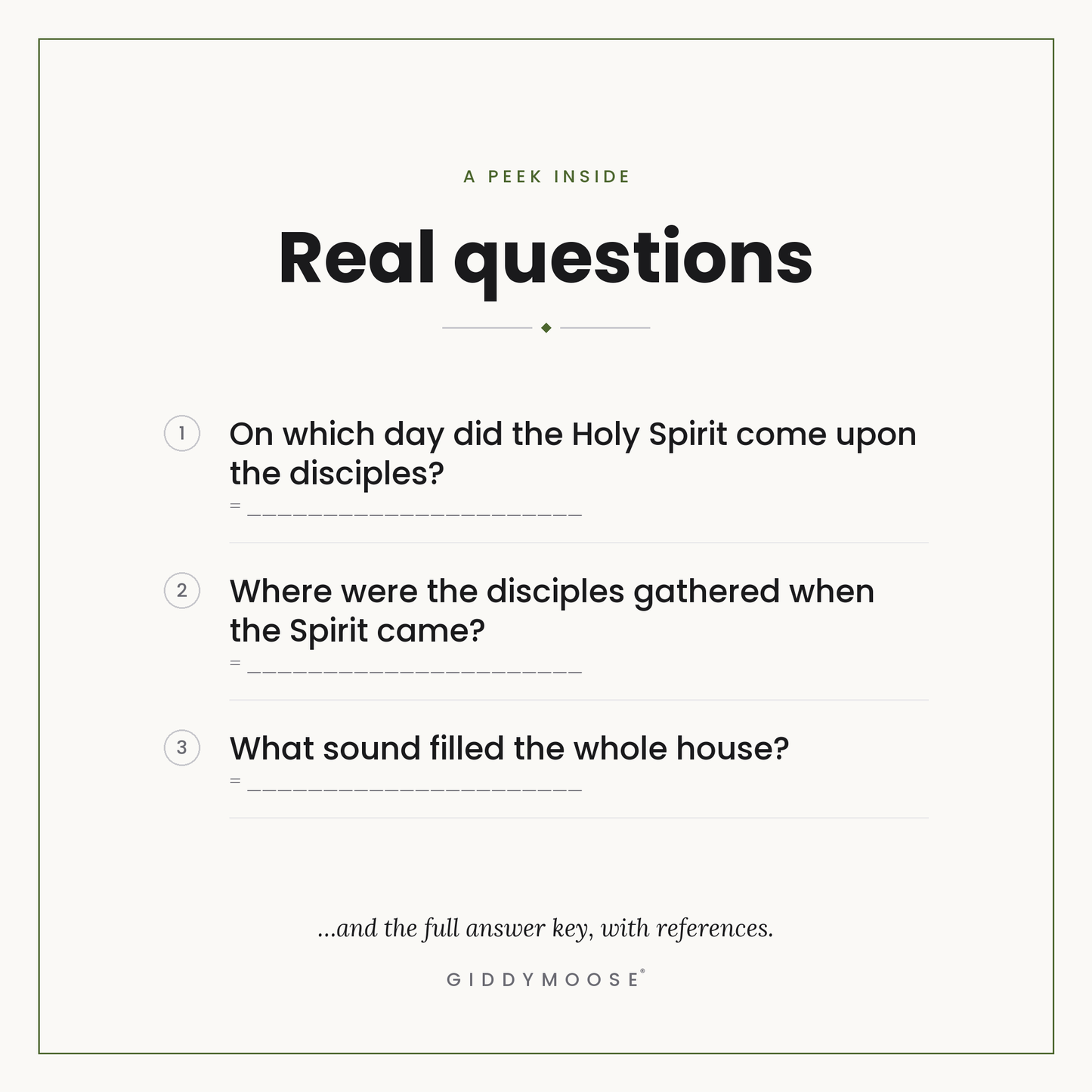 Pentecost Bible Trivia Printable — image 3