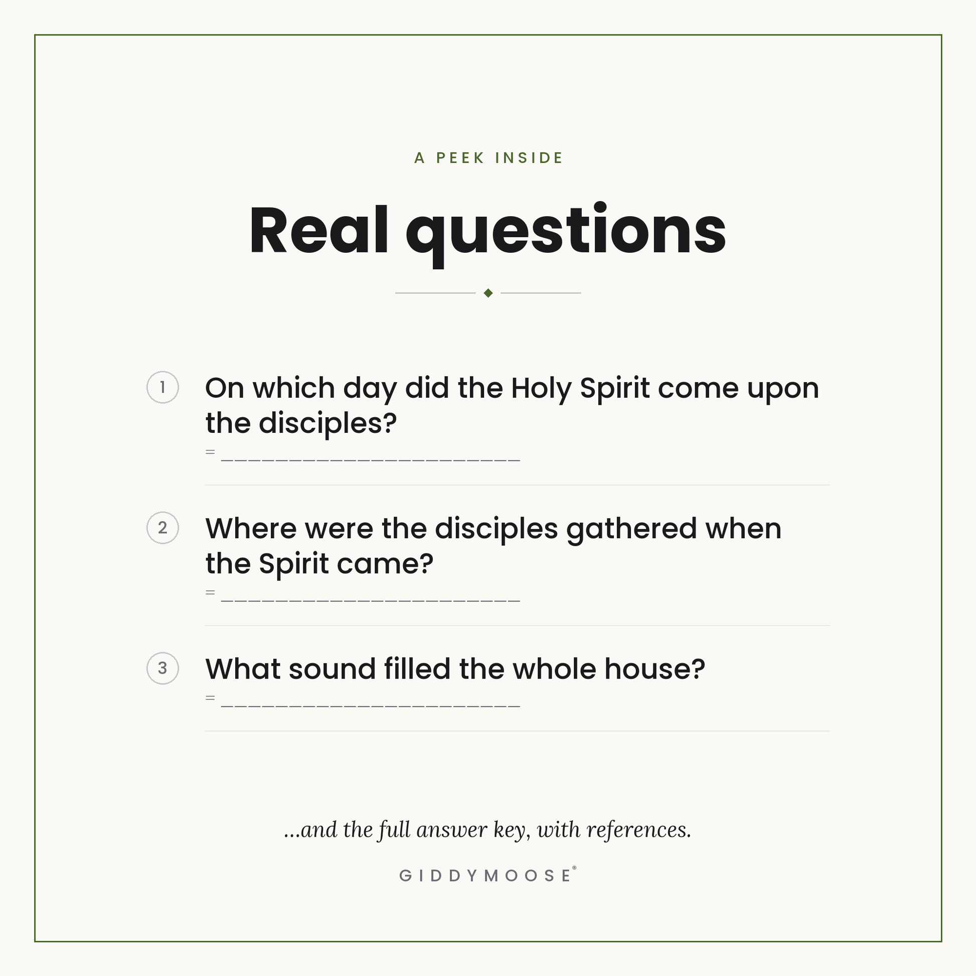 Pentecost Bible Trivia Printable — image 3