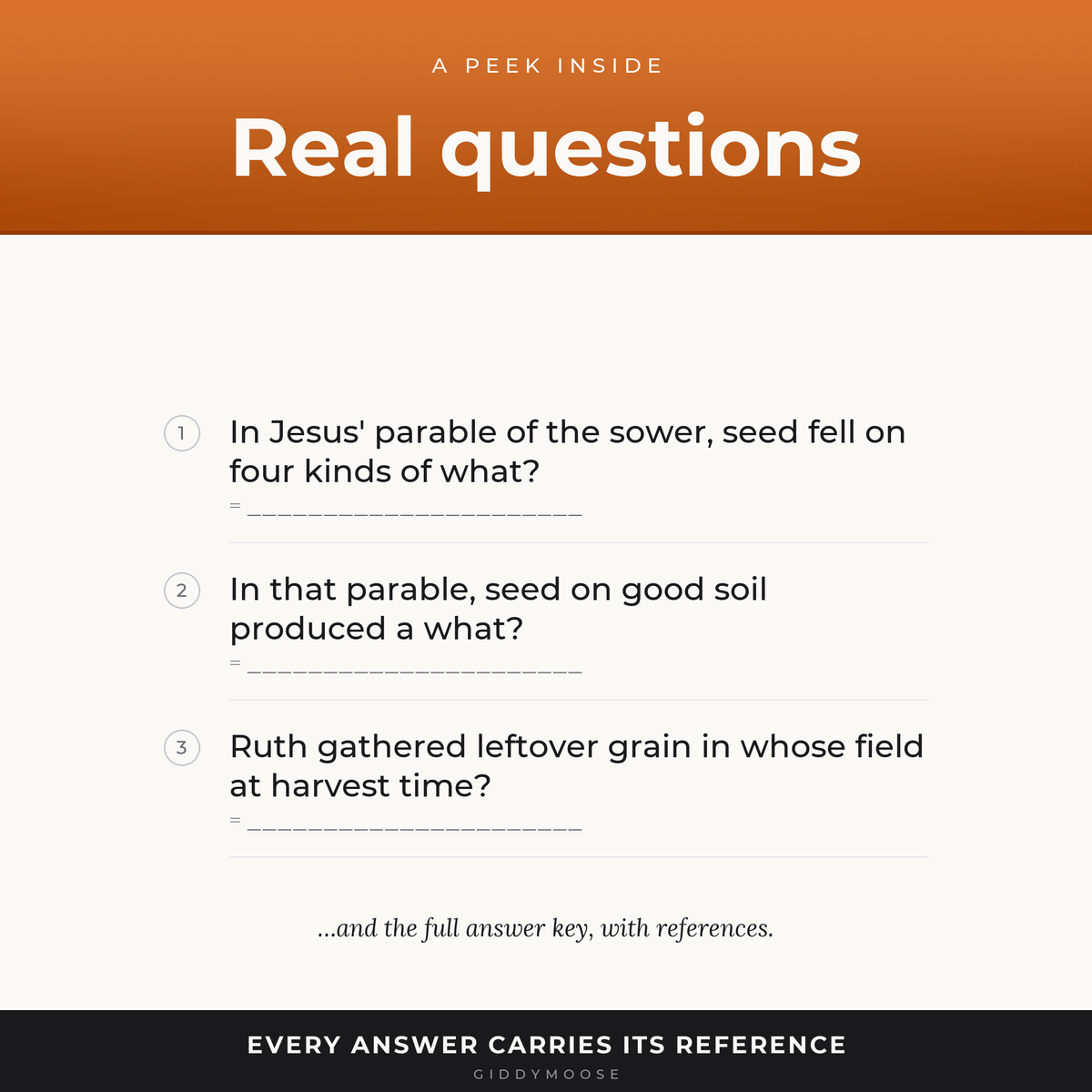 Harvest Festival Bible Trivia Printable — image 3