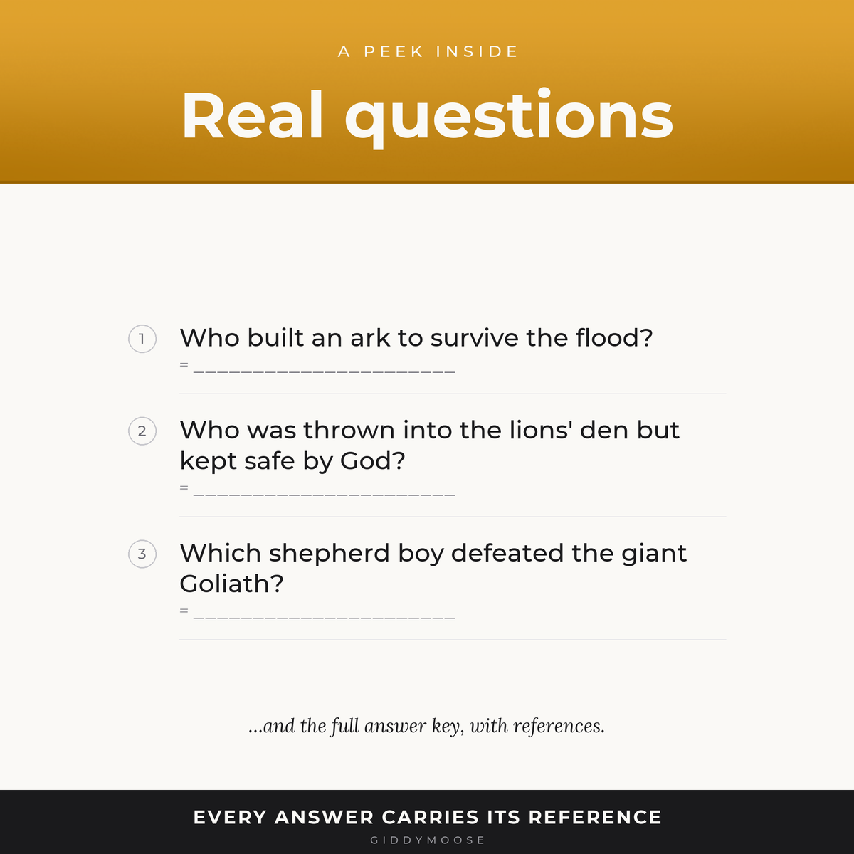 Bible Heroes Trivia Printable — image 3