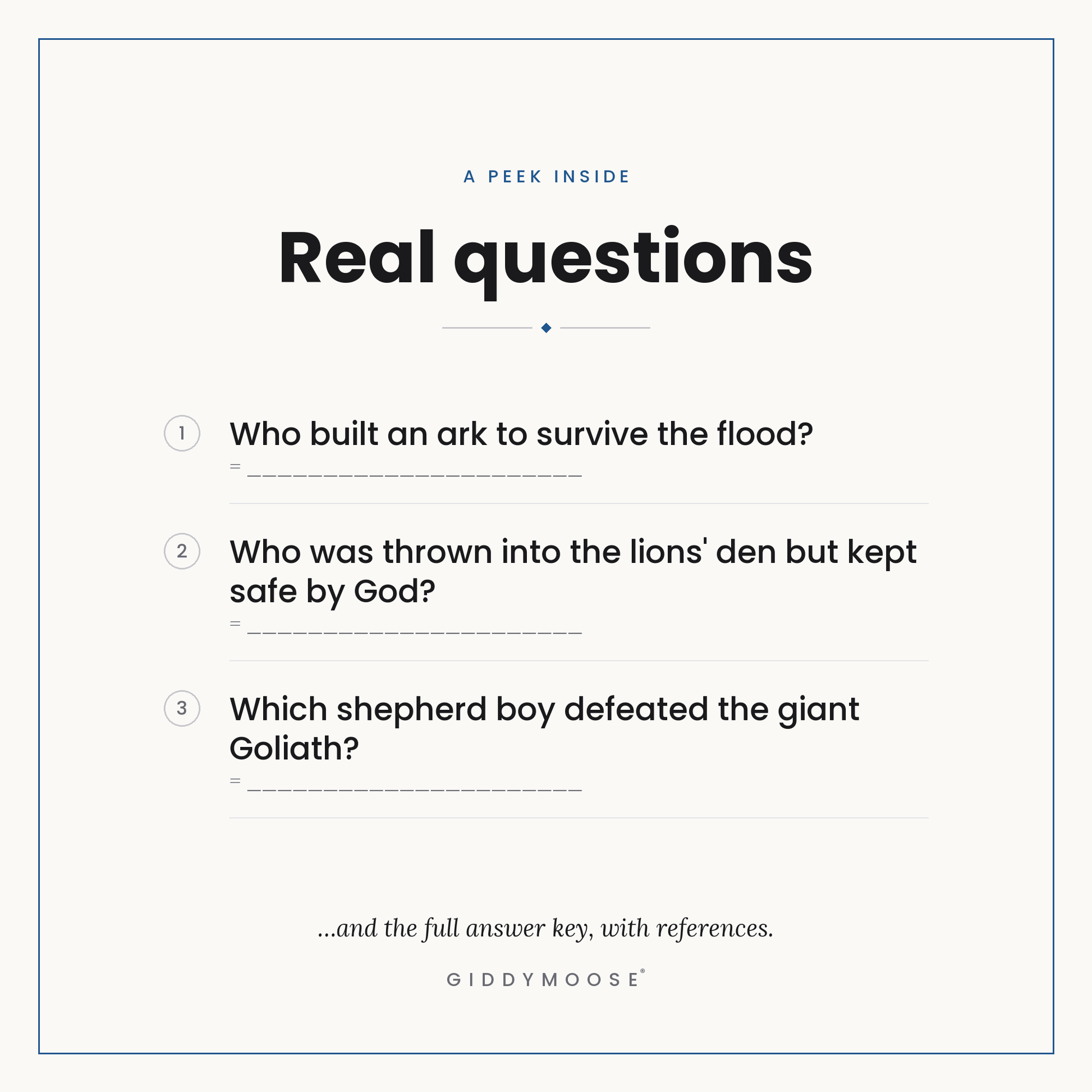Bible Heroes Trivia Printable — image 3