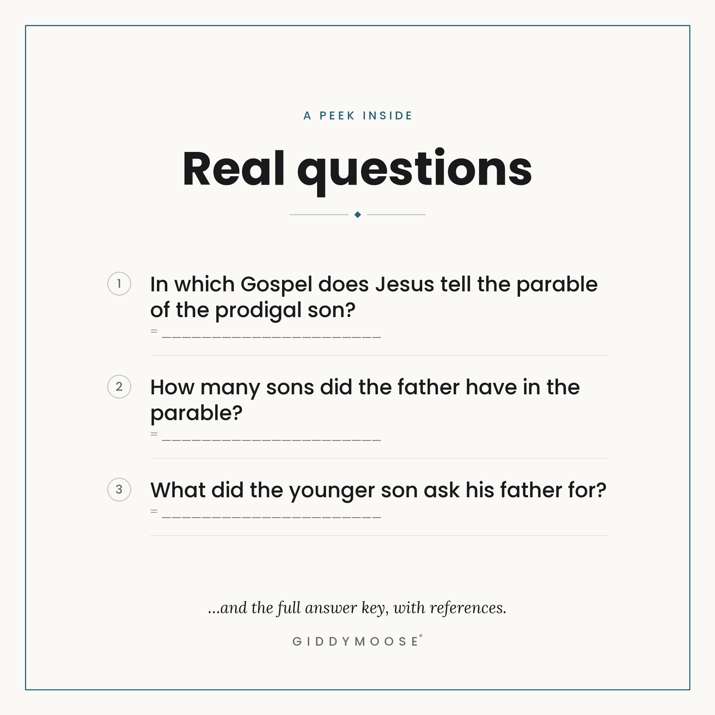 The Prodigal Son Bible Trivia Printable — image 3