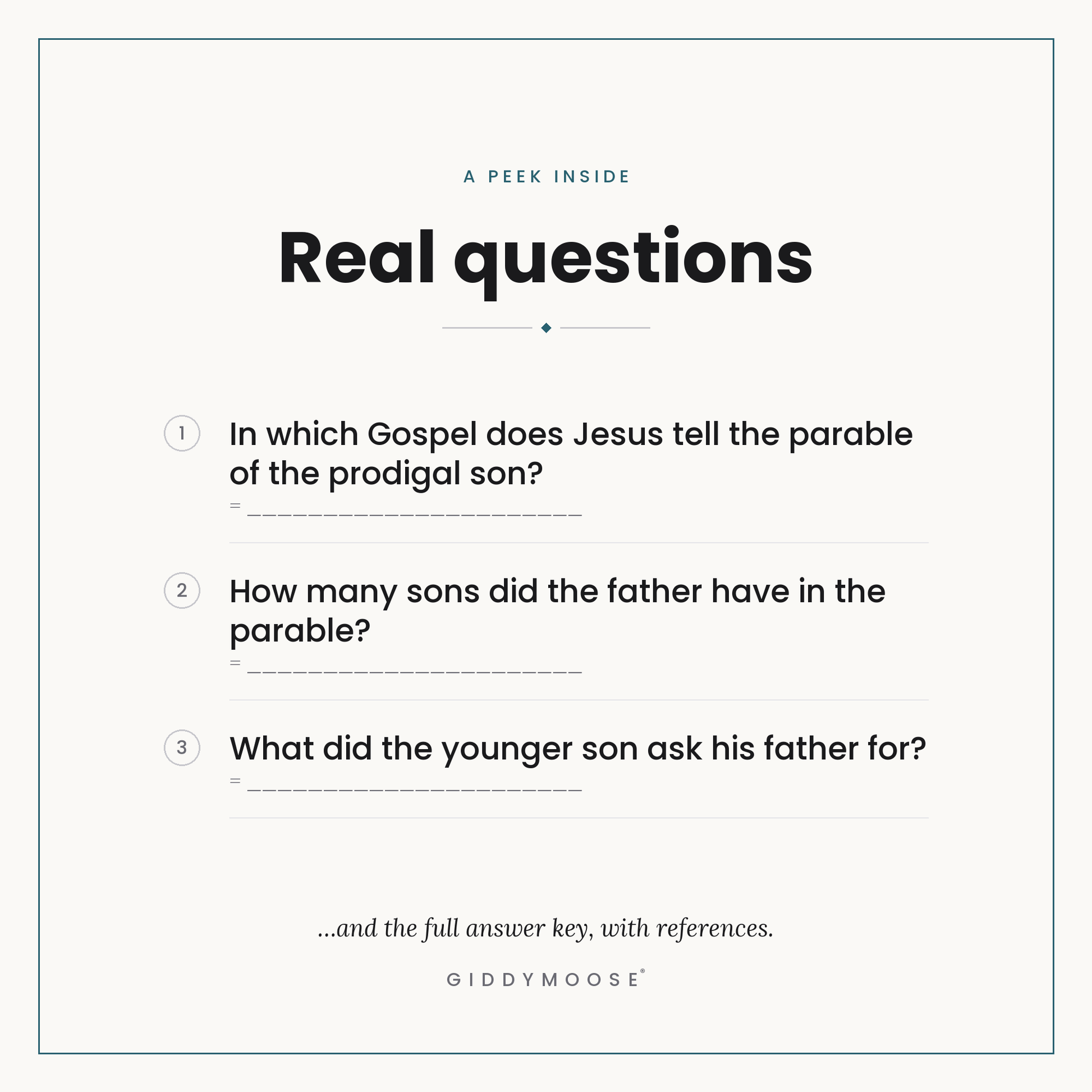 The Prodigal Son Bible Trivia Printable — image 3