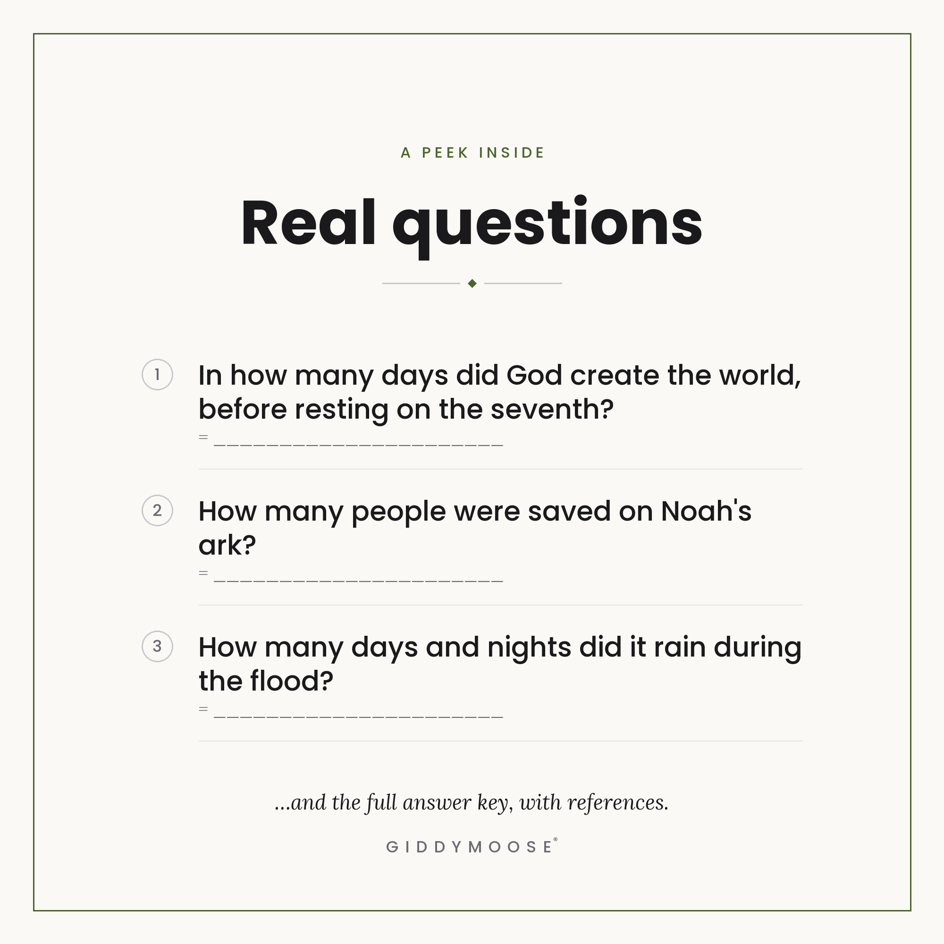 Bible Numbers Trivia Printable — image 3
