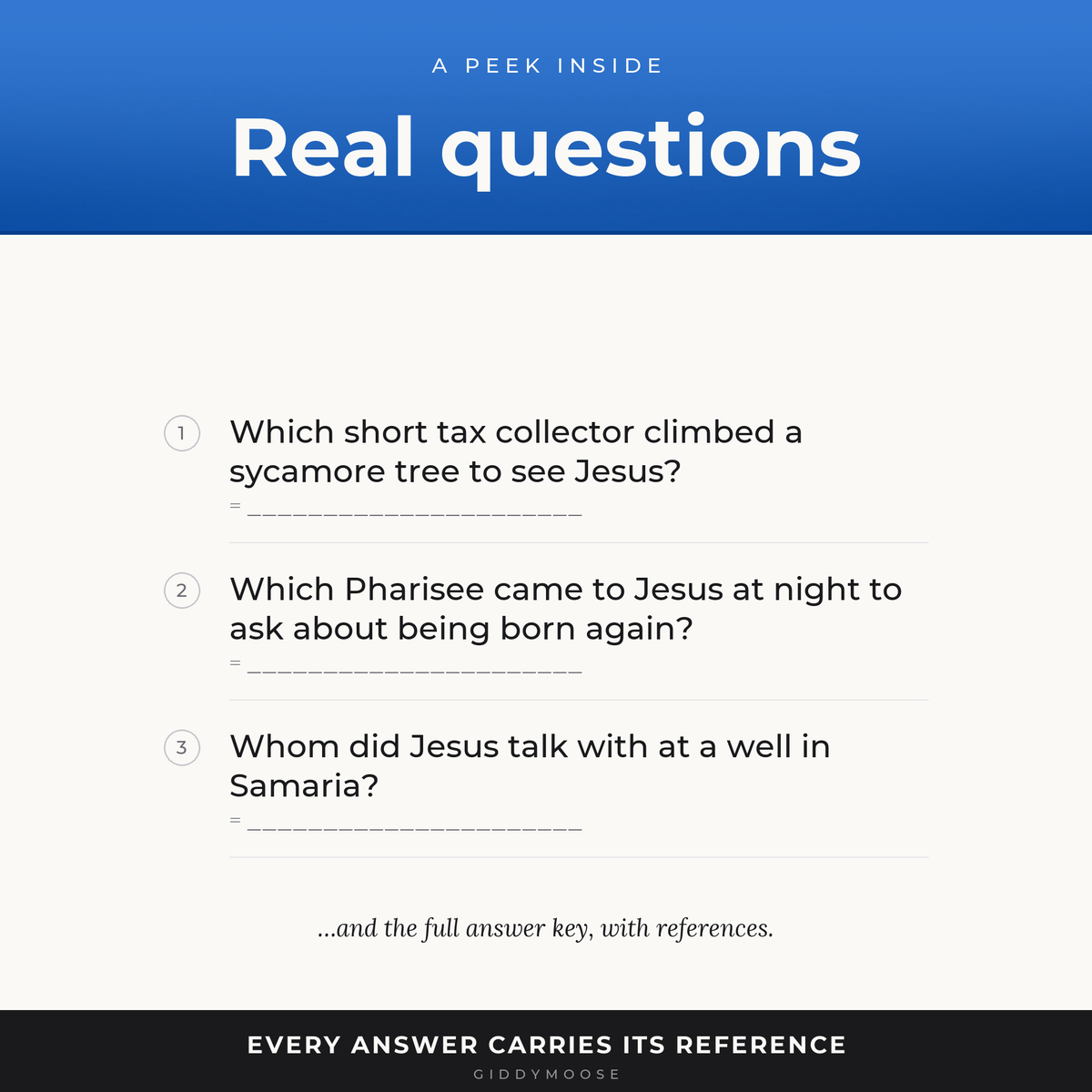 People Jesus Met Bible Trivia Printable — image 3