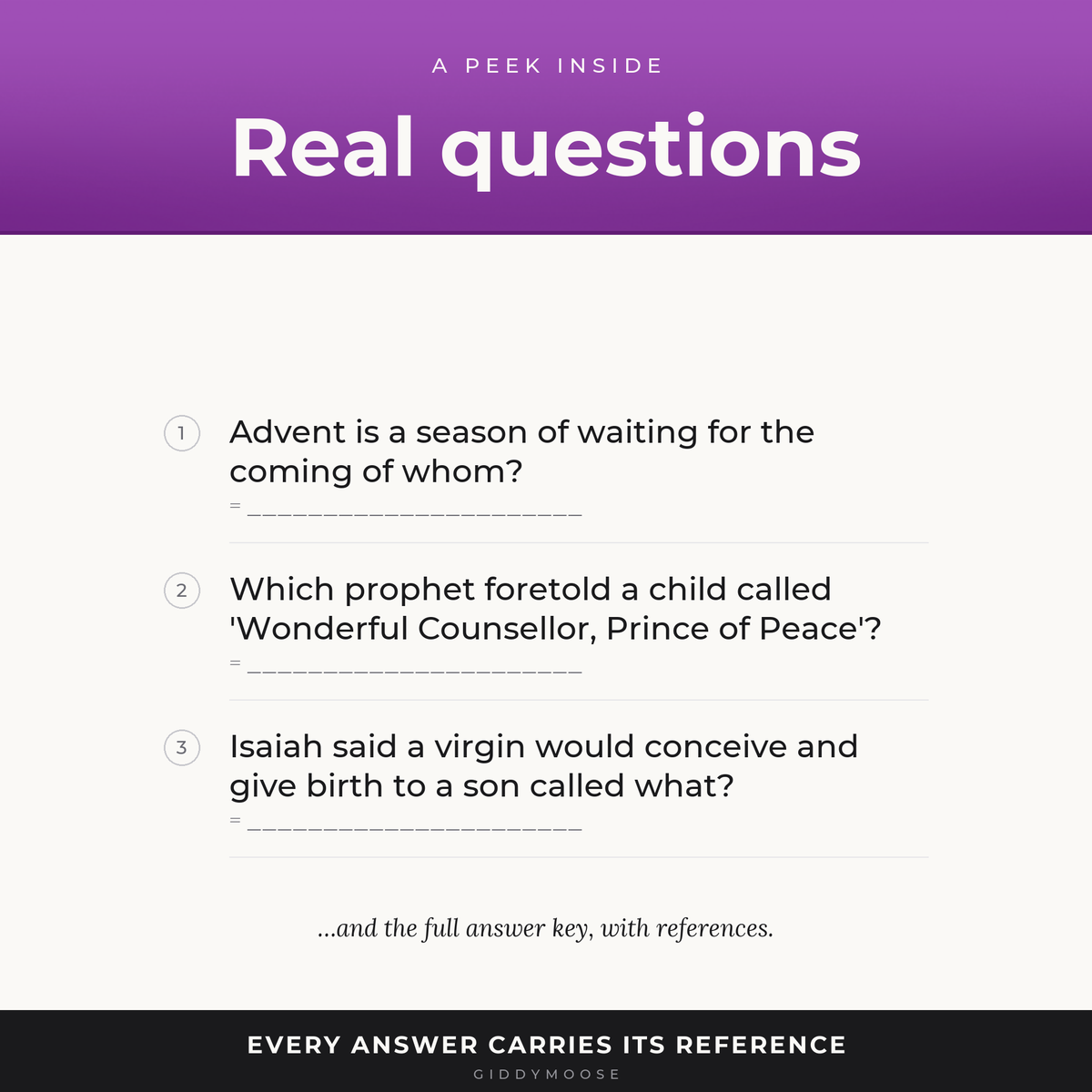 Advent Bible Trivia Printable — image 3